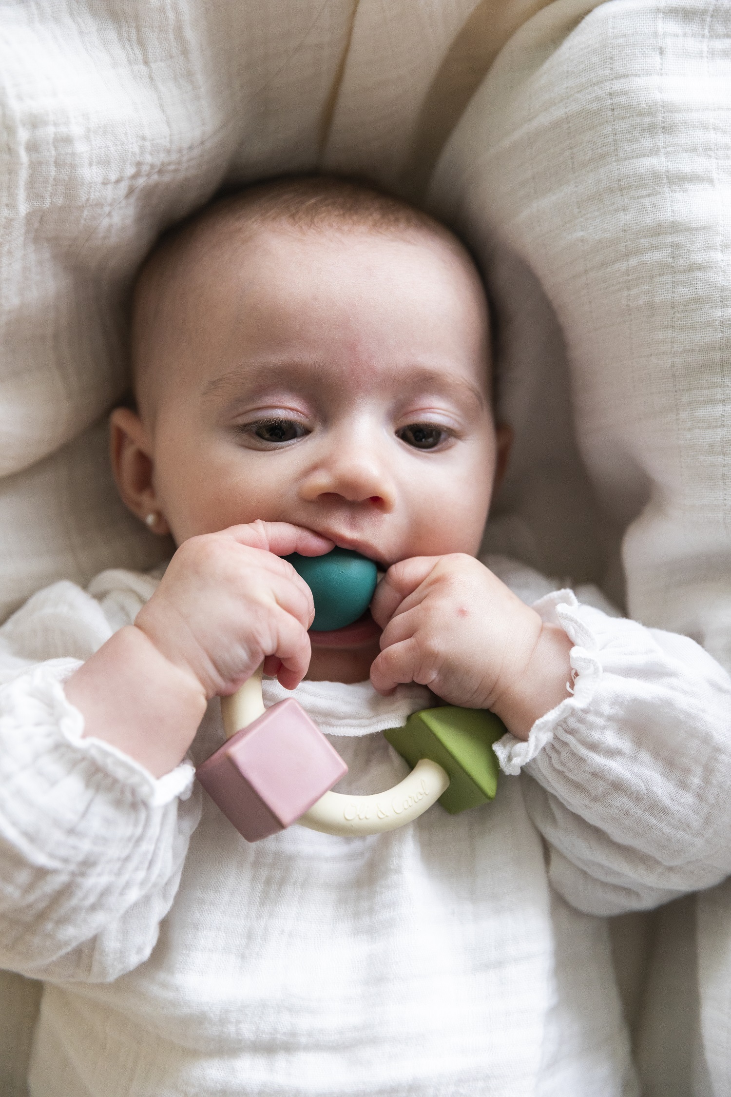 Прорезыватель грызунок OLI and CAROL TEETHING RING SOFT - фото 5