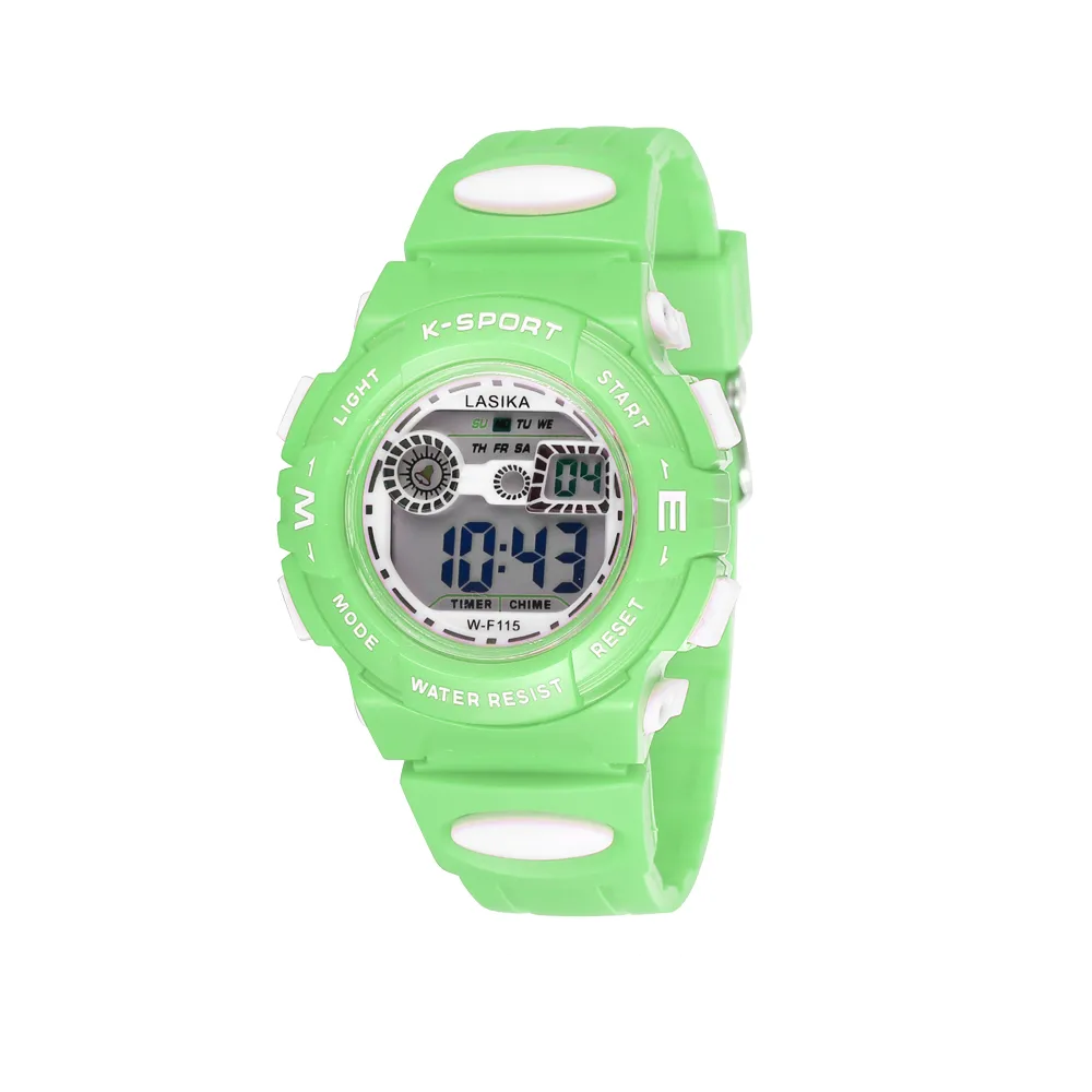 Cпортивные наручные часы Lasika W-F115-lightgreen - фото 1