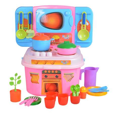 Кухня детская Zarrin Toys Little Kitchen с набором 37 предметов