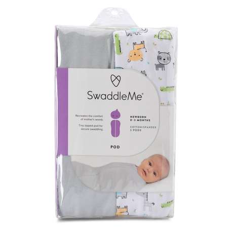 Конверт Summer Infant на молнии Swaddlepod Экскурсия по Сафари S 2шт