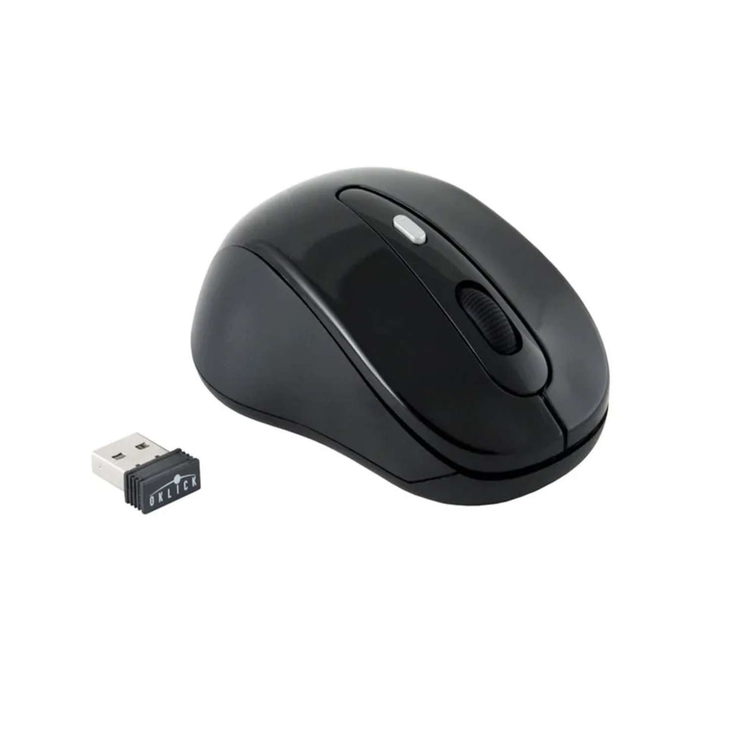 Мышь OKLICK 435MW черный оптическая (1600dpi) беспроводная USB (3but) - фото 1