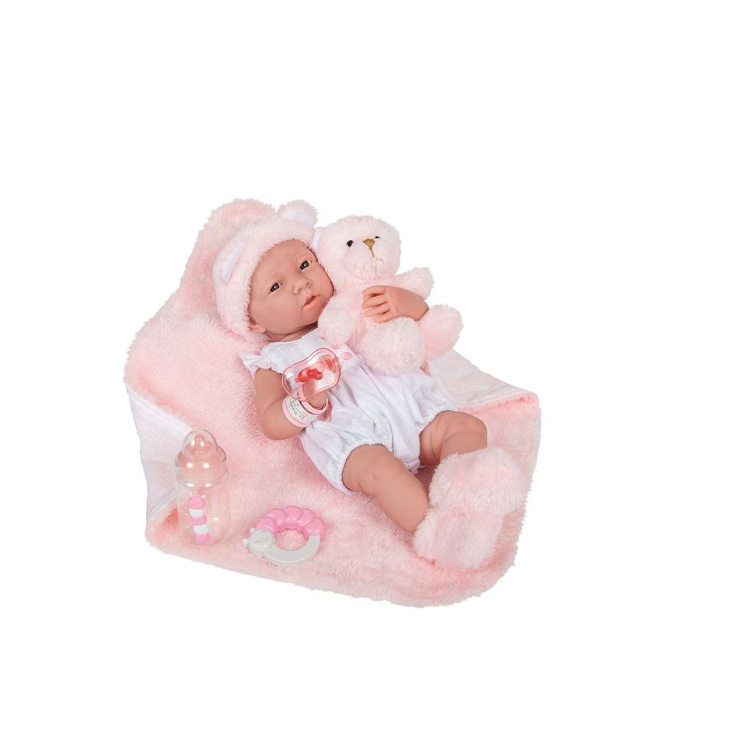 Кукла JC TOYS виниловая 38см Newborn «18061» JC18061 - фото 2