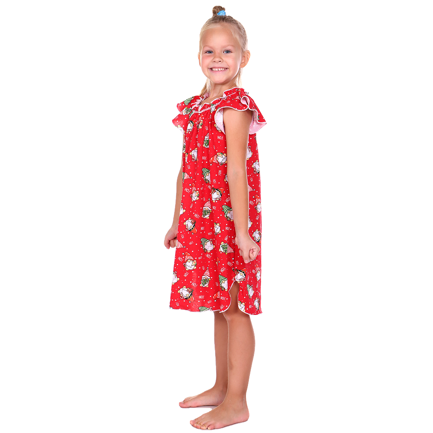 Сорочка ночная Детская Одежда 0003К/красный4 - фото 3