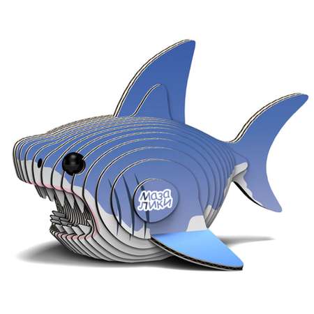 Сборная 3D игрушка-пазл Мазалики Акула