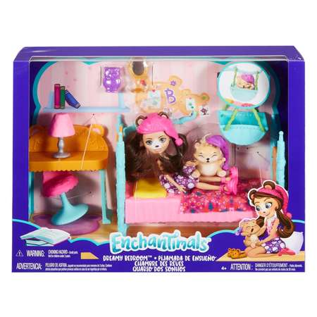 Набор игровой Enchantimals Кукла со зверюшкой Ведмедь Брен FRH46