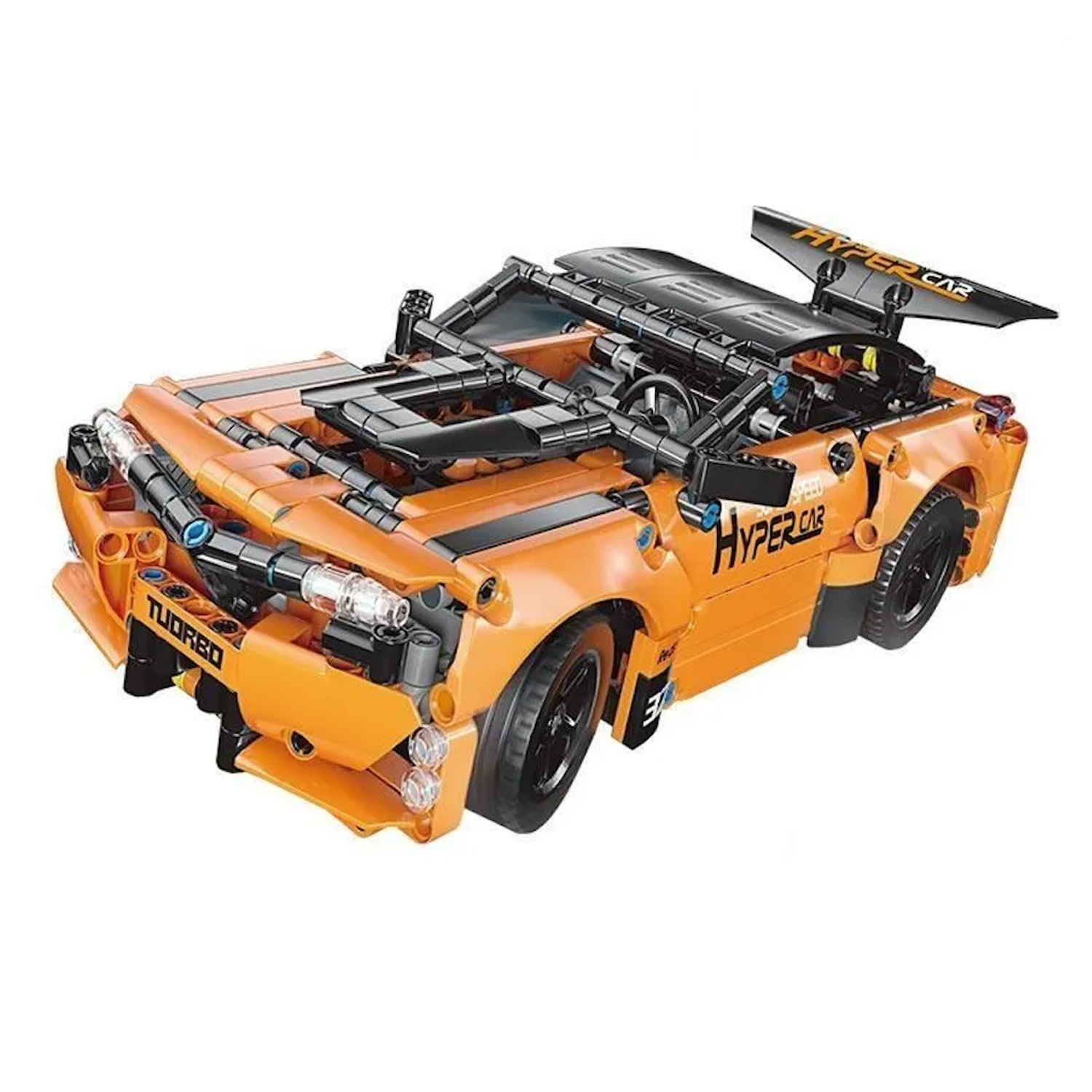 Конструктор Mould King Dodge Challenger Orange с ДУ и моторизацией 545 деталей - фото 7