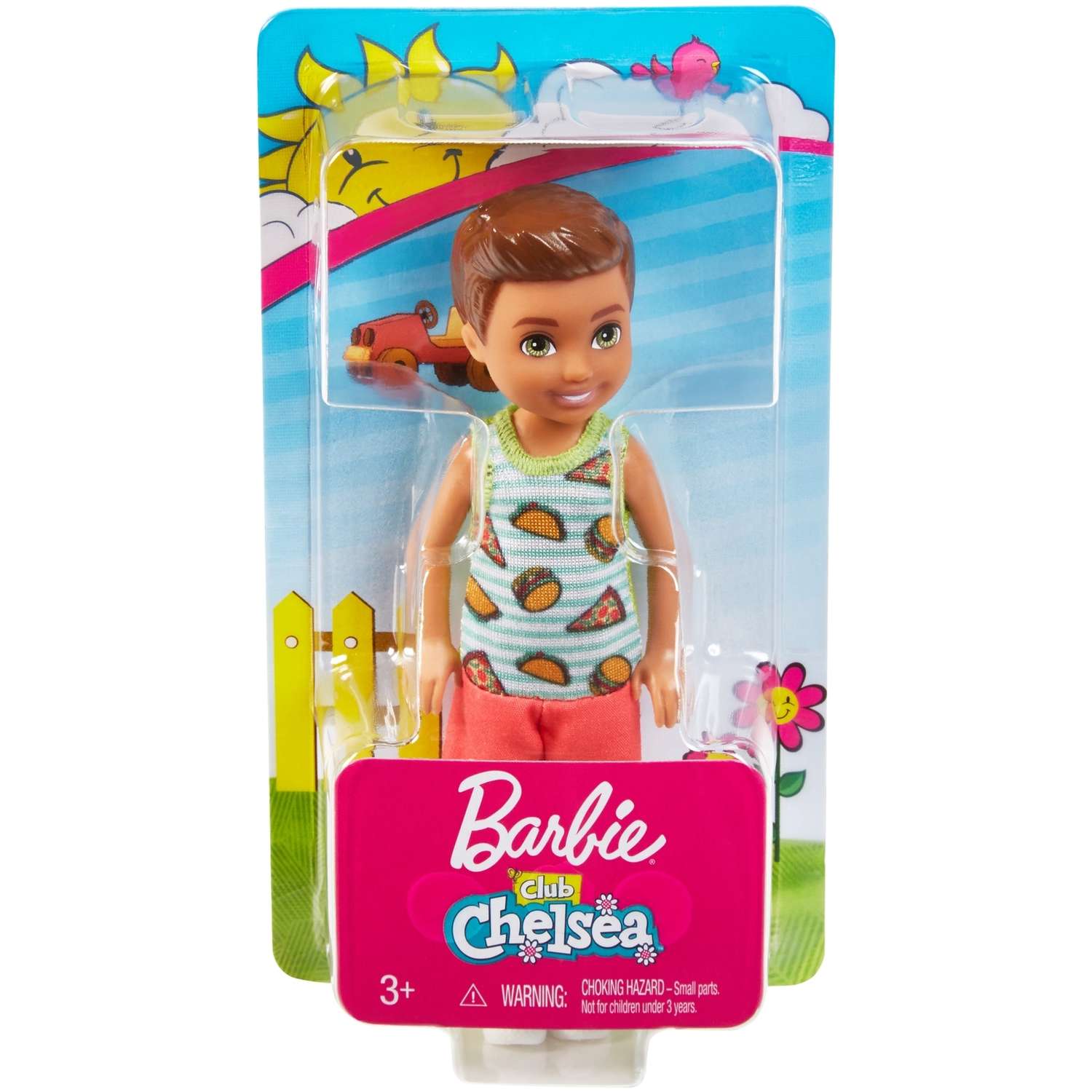 Кукла Barbie Челси Шатен в комбинезоне с пиццей FXG78 DWJ33 - фото 2