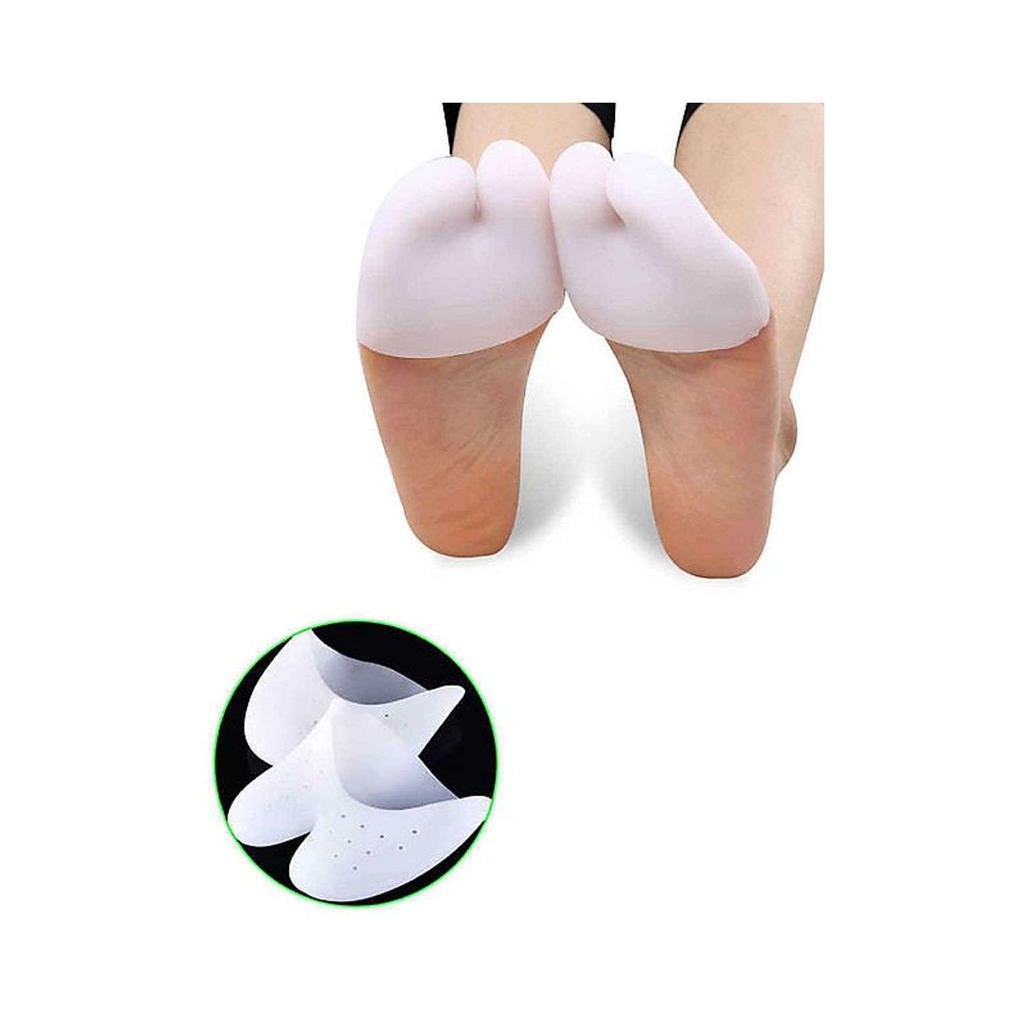Протектор для пальцев ног Uniglodis Силиконовый белый 2шт - фото 2