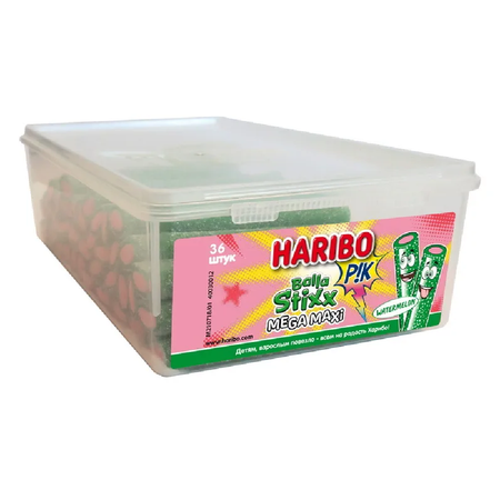 Жевательные конфеты Haribo Балла Стикс Арбуз 821г