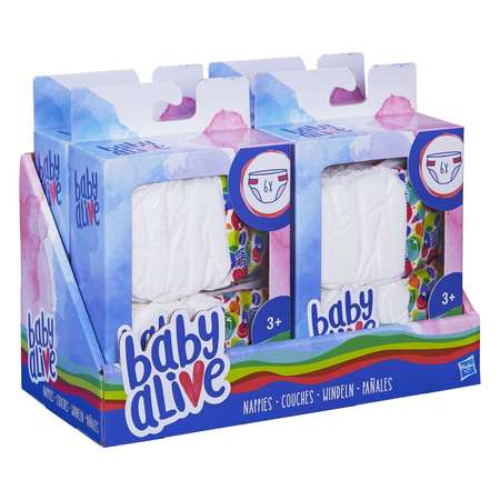 Подгузники для кукол Baby Alive в ассортименте C2723EU4