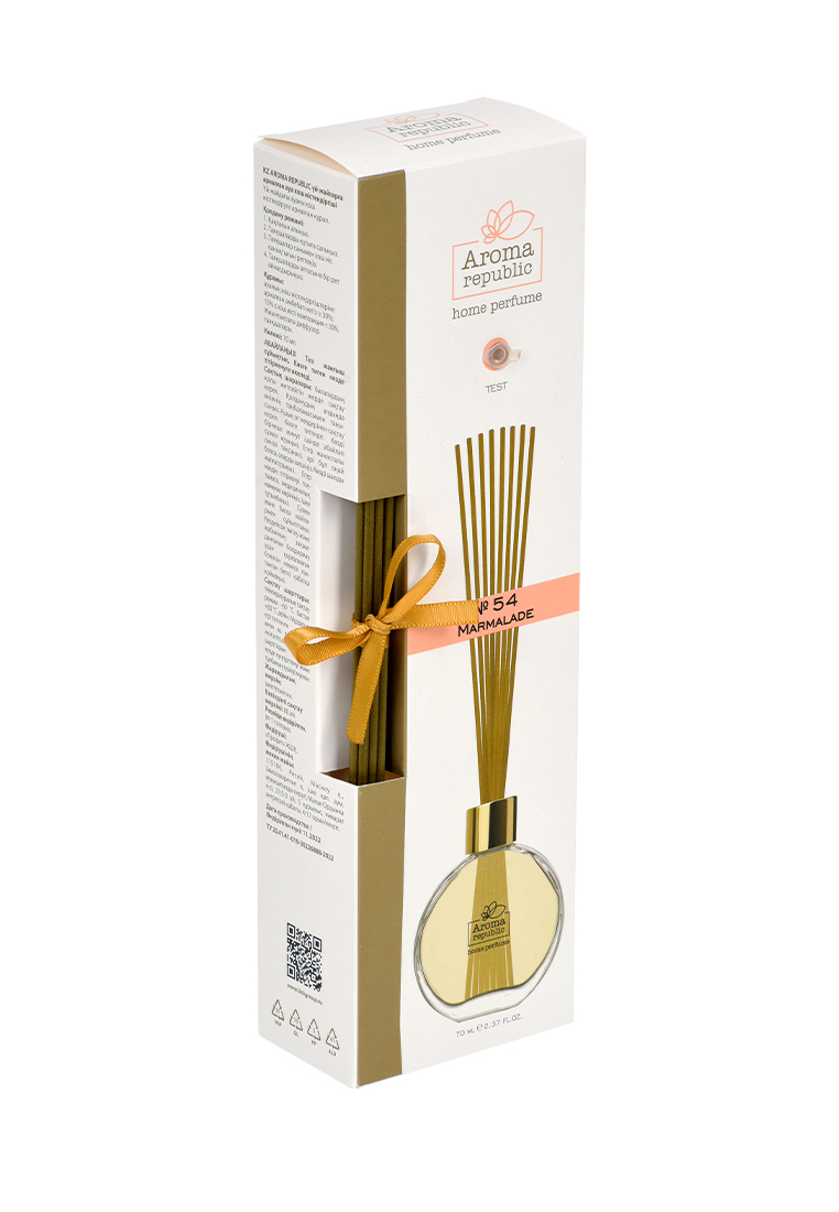 Ароматический диффузор Aroma Republic в стеклянном флаконе 70 мл №54 Marmalade - фото 1