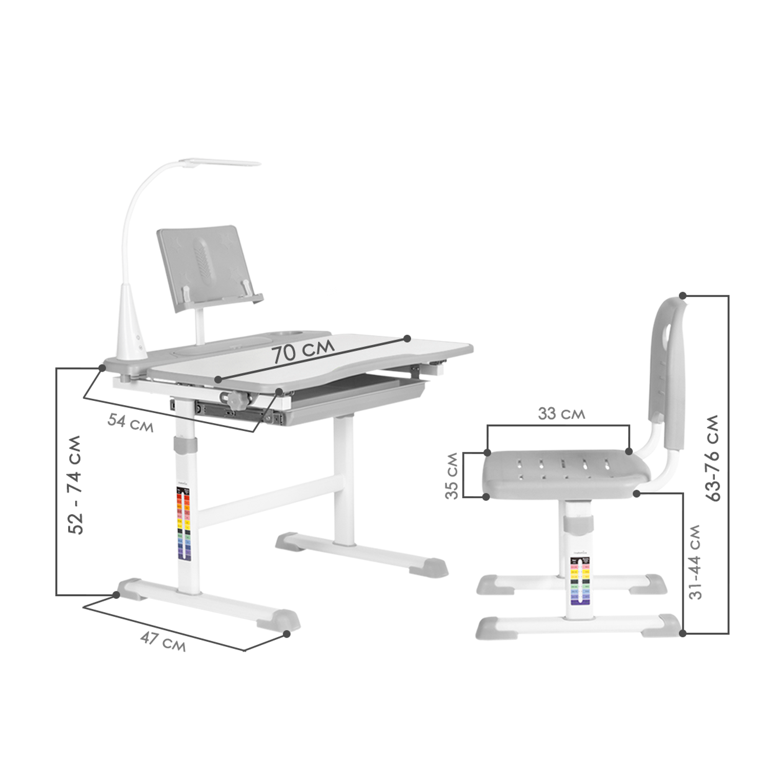 комплект anatomica avgusta парта