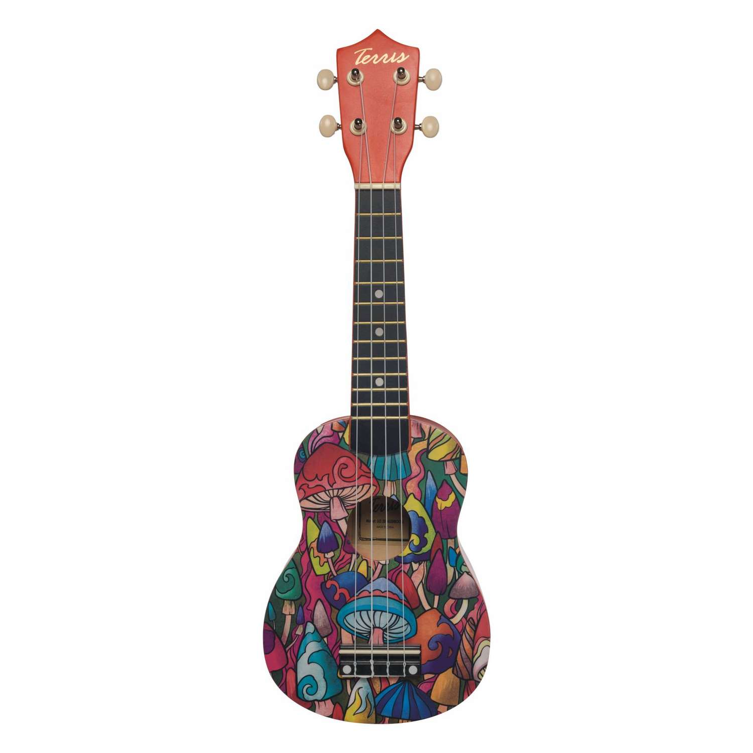 Гитара гавайская Terris укулеле сопрано JUS-20 MUSHROOM - фото 4