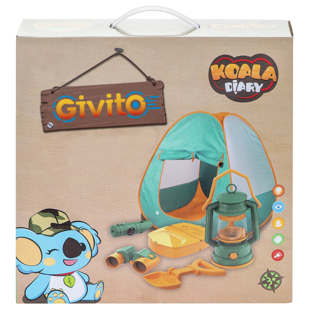 Палатка детская Givito с набором Туриста для пикника 5 предметов G209-005 - фото 3