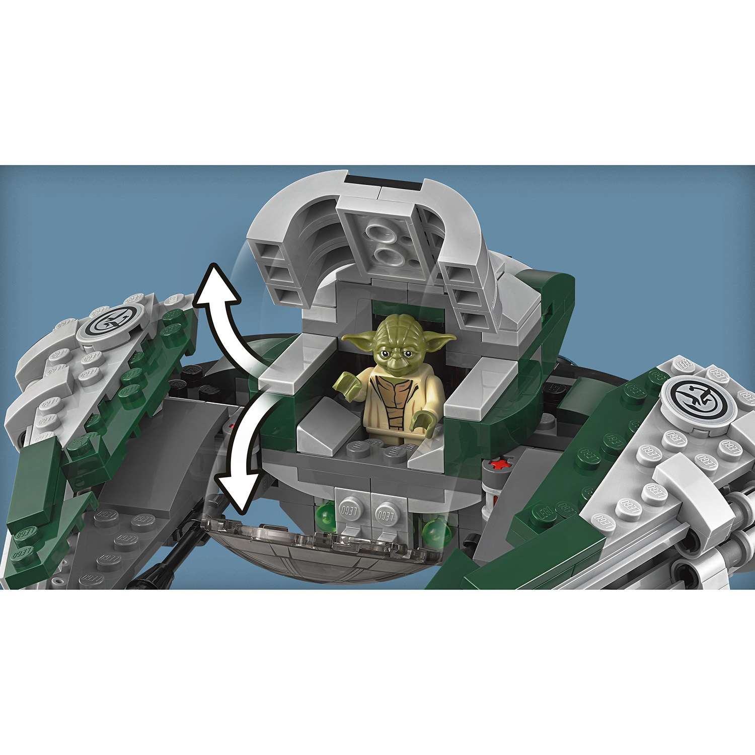 Конструктор LEGO Star Wars Звёздный истребитель Йоды блочный - фото 8