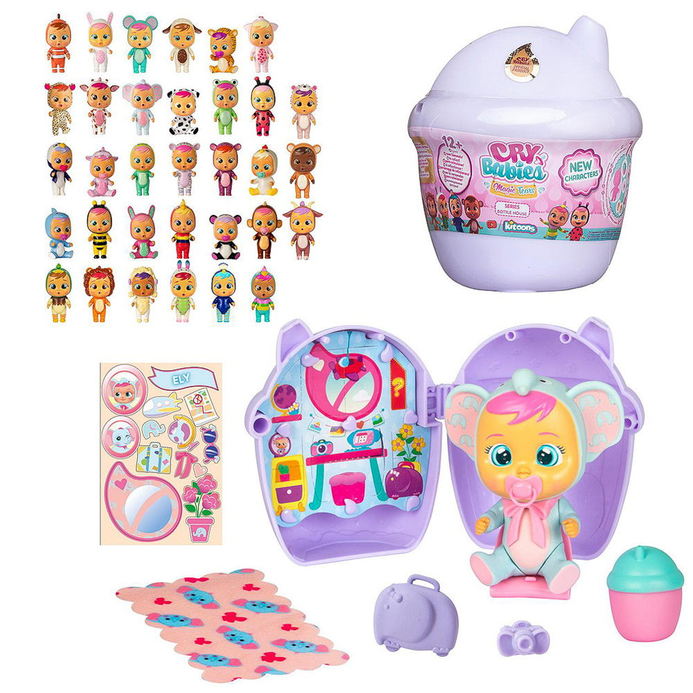 Кукла IMC Toys Cry Babies Magic Tears 97629/98442-VN/сиреневый - фото 2