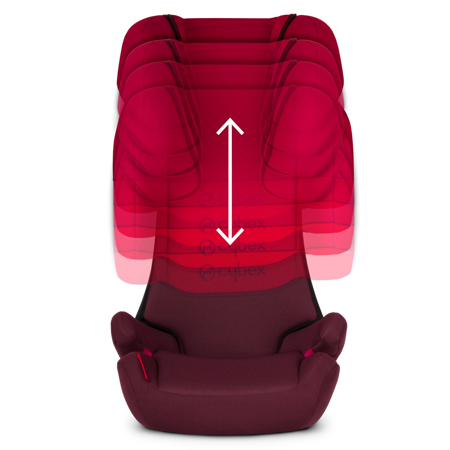 Автокресло Cybex Solution X-Fix Rumba Red - фото 4