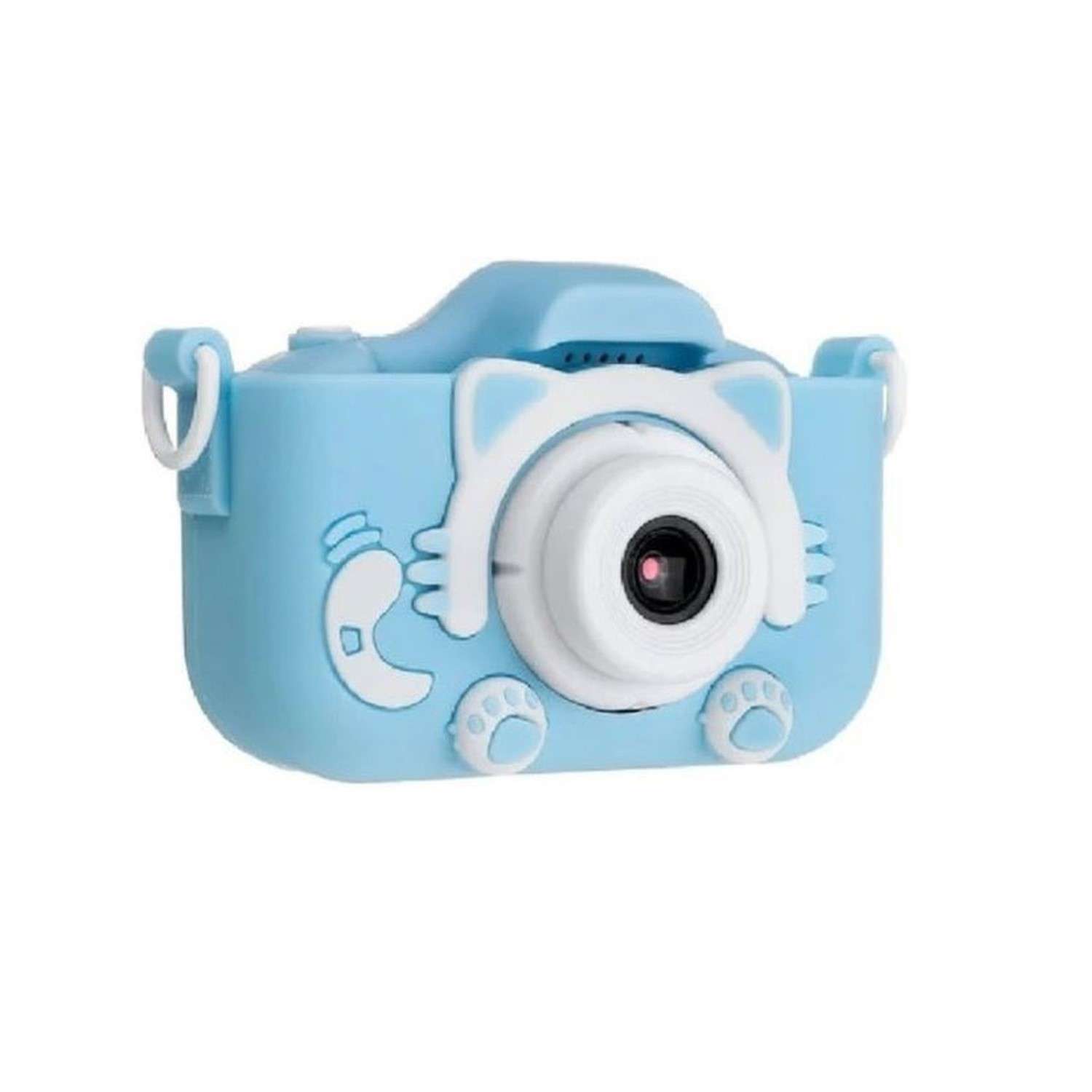 Фотоаппарат детский Ripoma голубой котик - фото 2