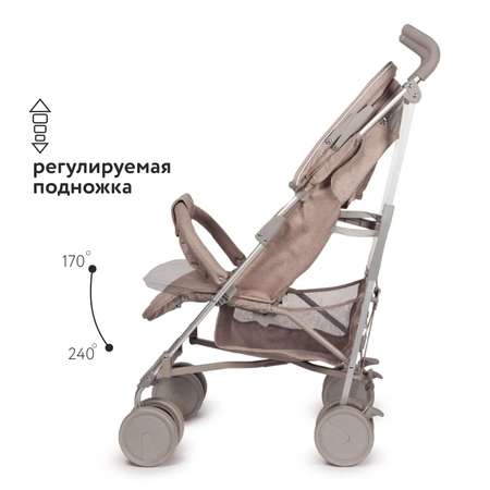 Прогулочная коляска Babyton Sport Brown melange