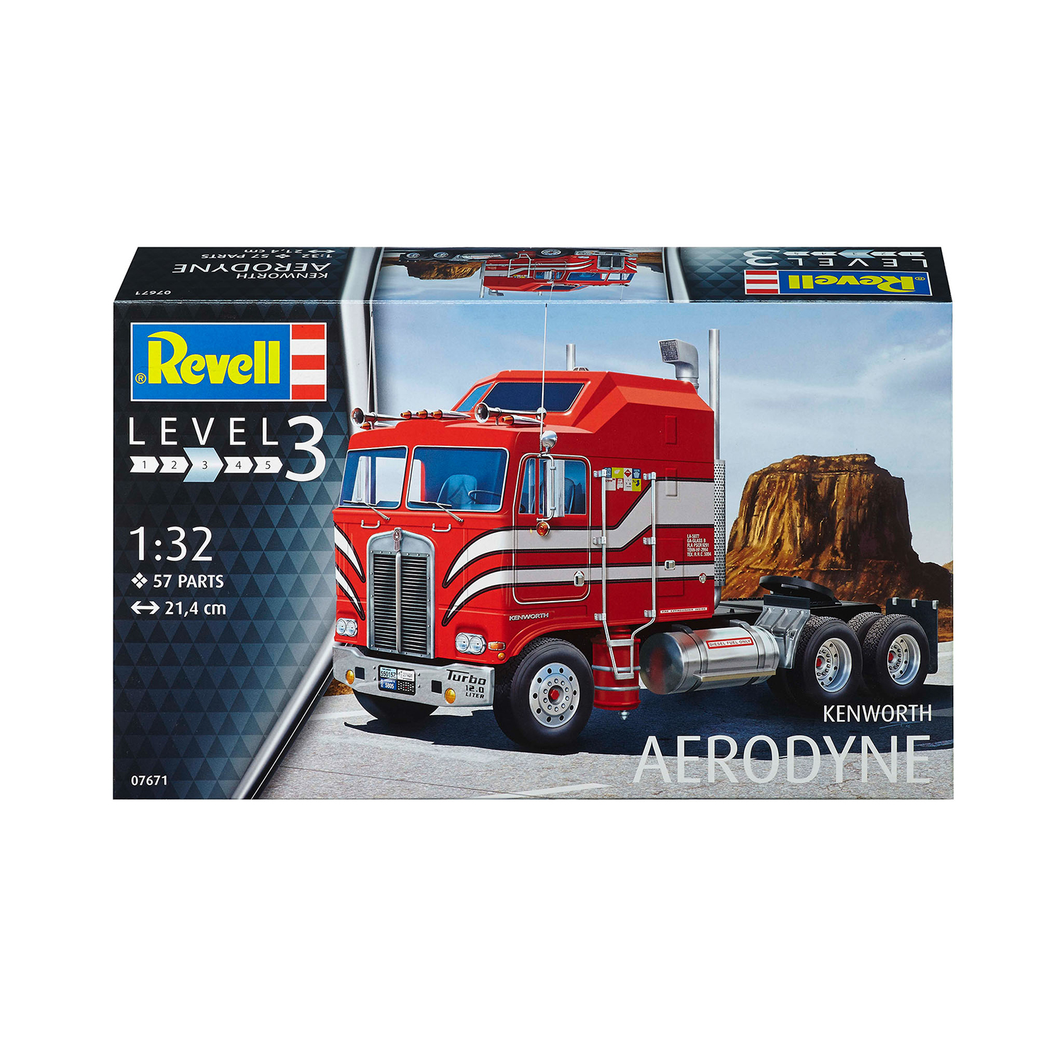 Сборная модель Revell Тягач Kenworth Aerodyne 07671 - фото 2