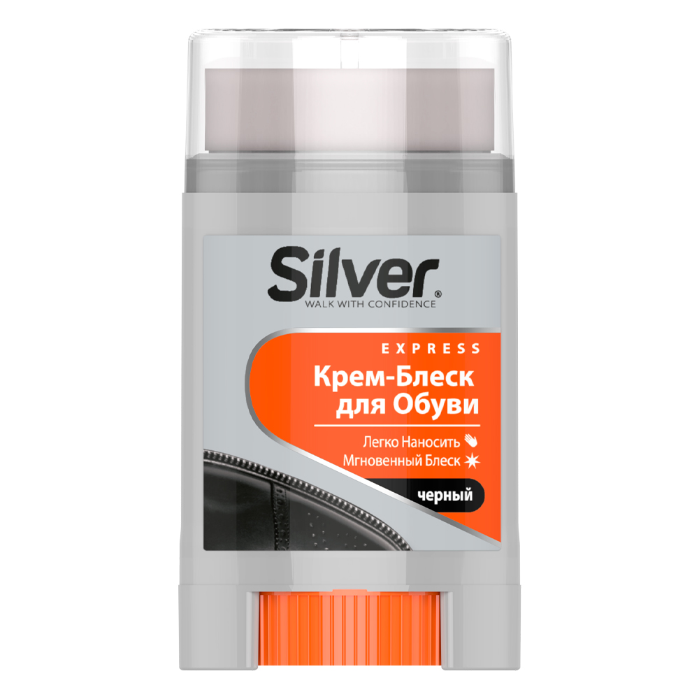 Крем для обуви Чёрный Silver 79306 - фото 1