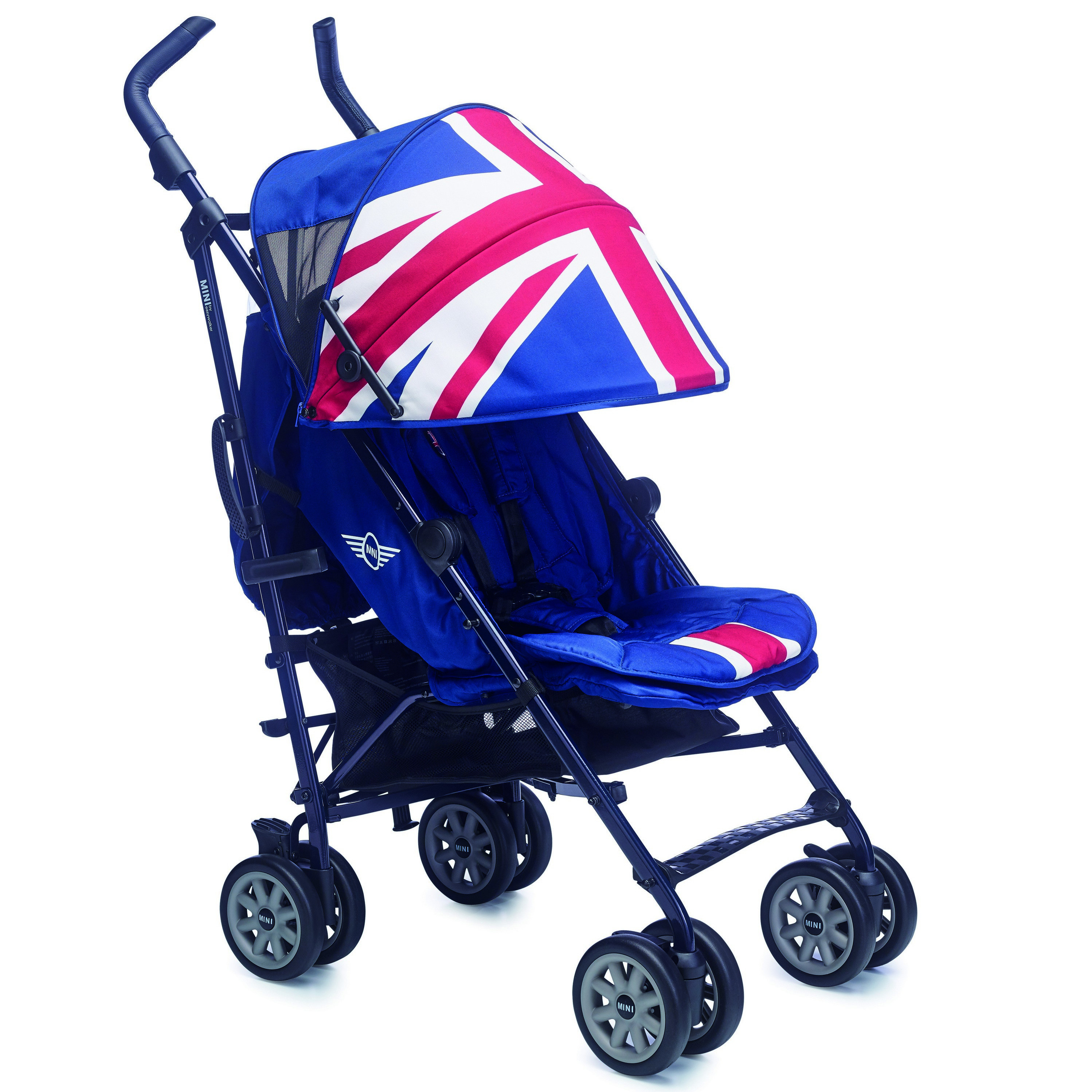 Коляска Easywalker Mini Buggy XL Union Jack Classic c бампером - фото 5