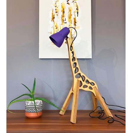 Настольная лампа ТРАНСВИТ деревянный Жираф