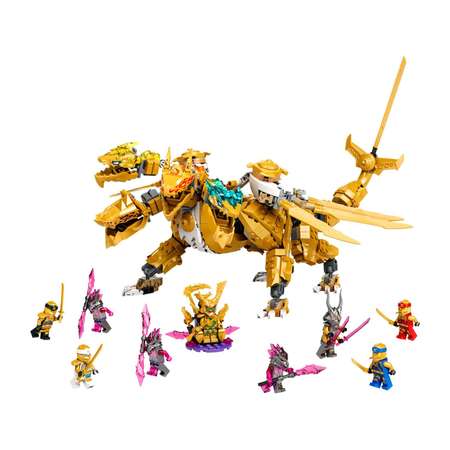 Конструктор LEGO NINJAGO Lloyds Golden Ultra Dragon блочный