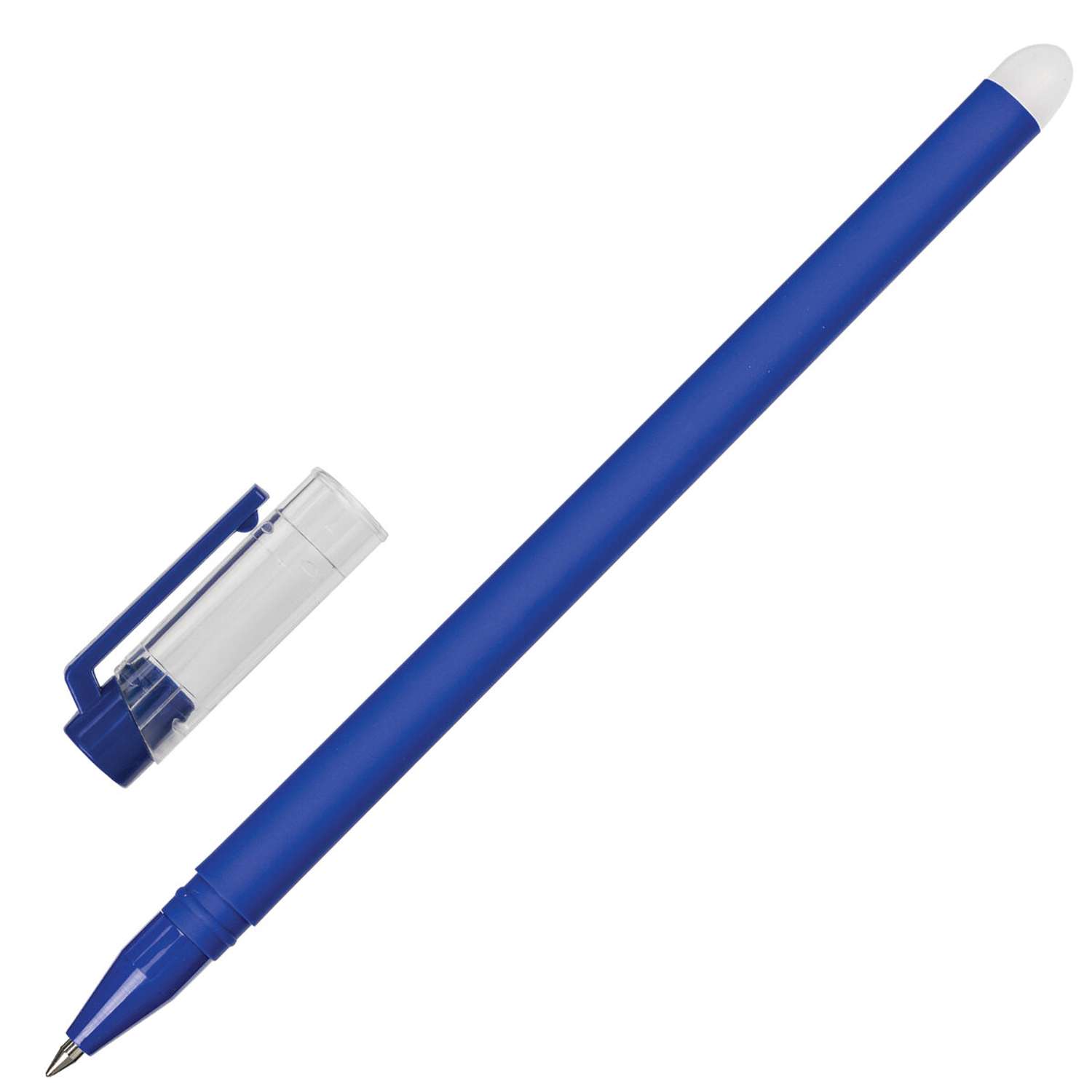 Ручка гелевая Staff стираемая Manager синяя + 5 сменных стержней - фото 6