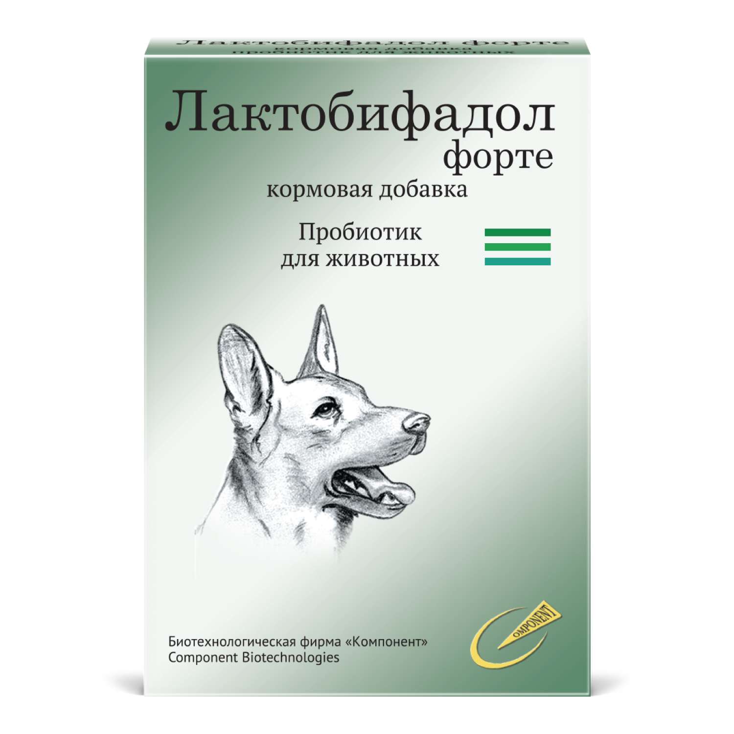 Симбиотик для собак Компонент Лактобифадол Форте порошок 50г - фото 1