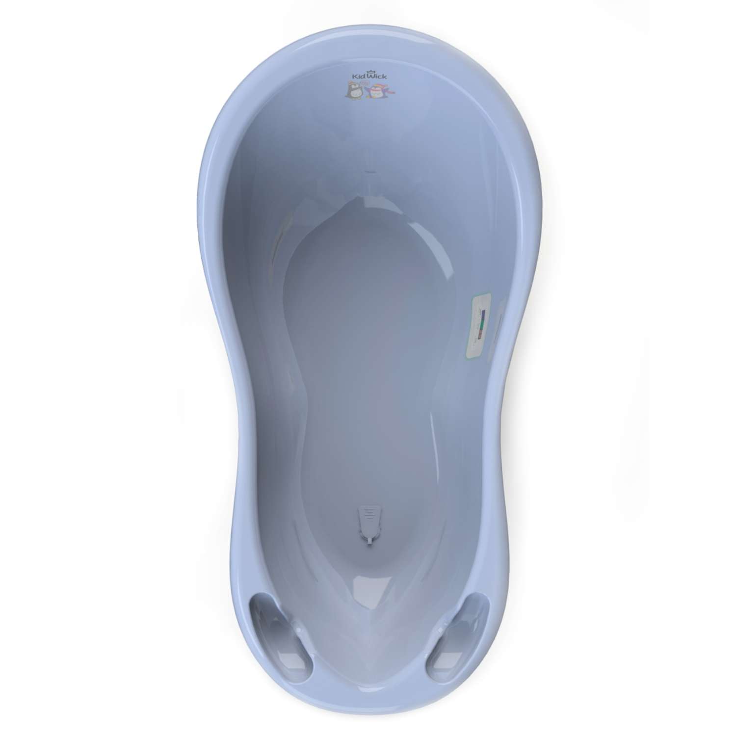 Ванночка для купания KidWick Шатл с термометром фиолетовый - фото 2