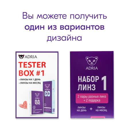 Набор контактных линз №1 ADRIA (Tester Box) -5.00 / 8.6