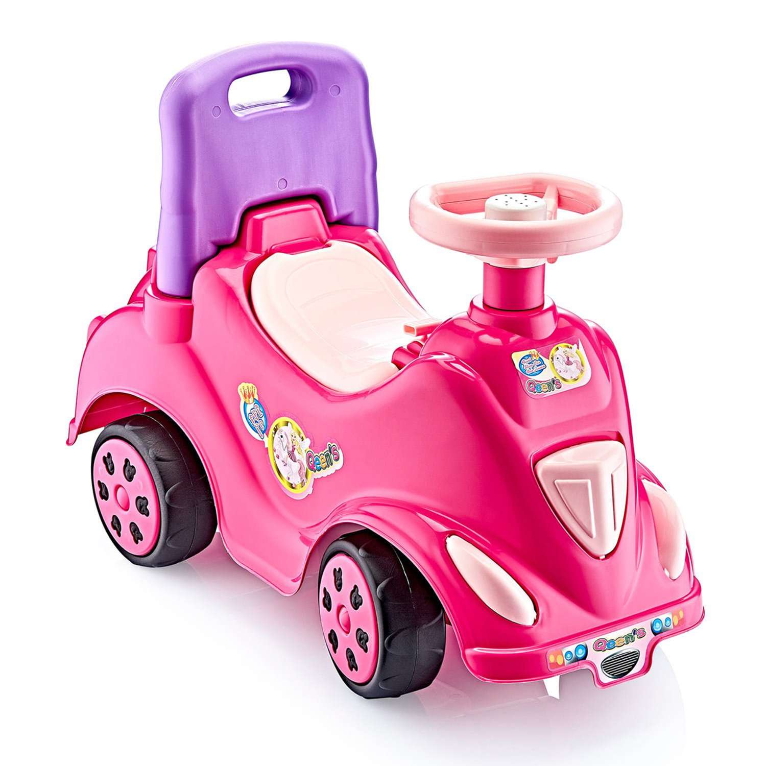 Машина-каталка GUCLU Cool Riders принцесса с клаксоном - фото 1