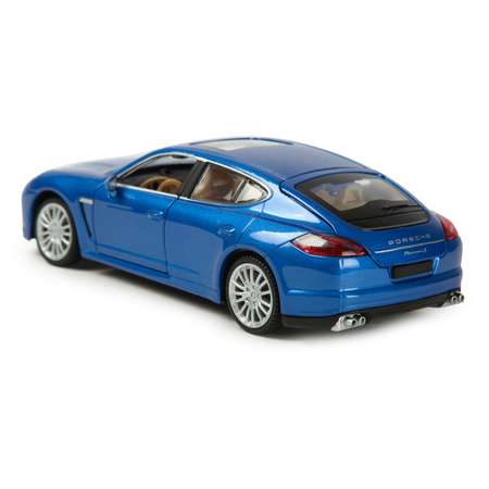 Машинка Mobicaro 1:24 Porsche Panamera S Серебристо-синяя 68245A