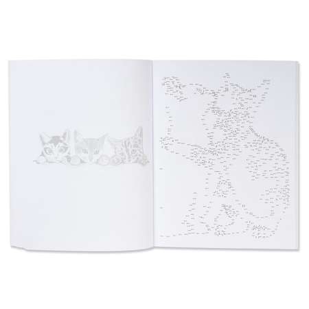 Книга Эксмо Очаровательные котята Рисуем по точкам