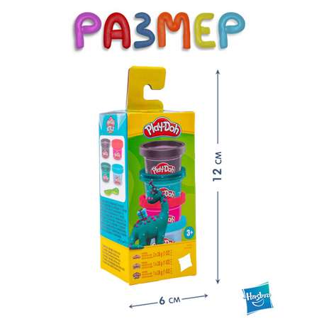 Набор для лепки Hasbro Play-Doh Динозавры 4шт