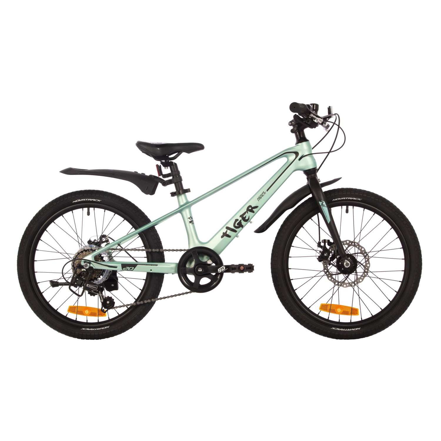 Велосипед 20TIGERсветло-зелён NOVATRACK TIGER - фото 9