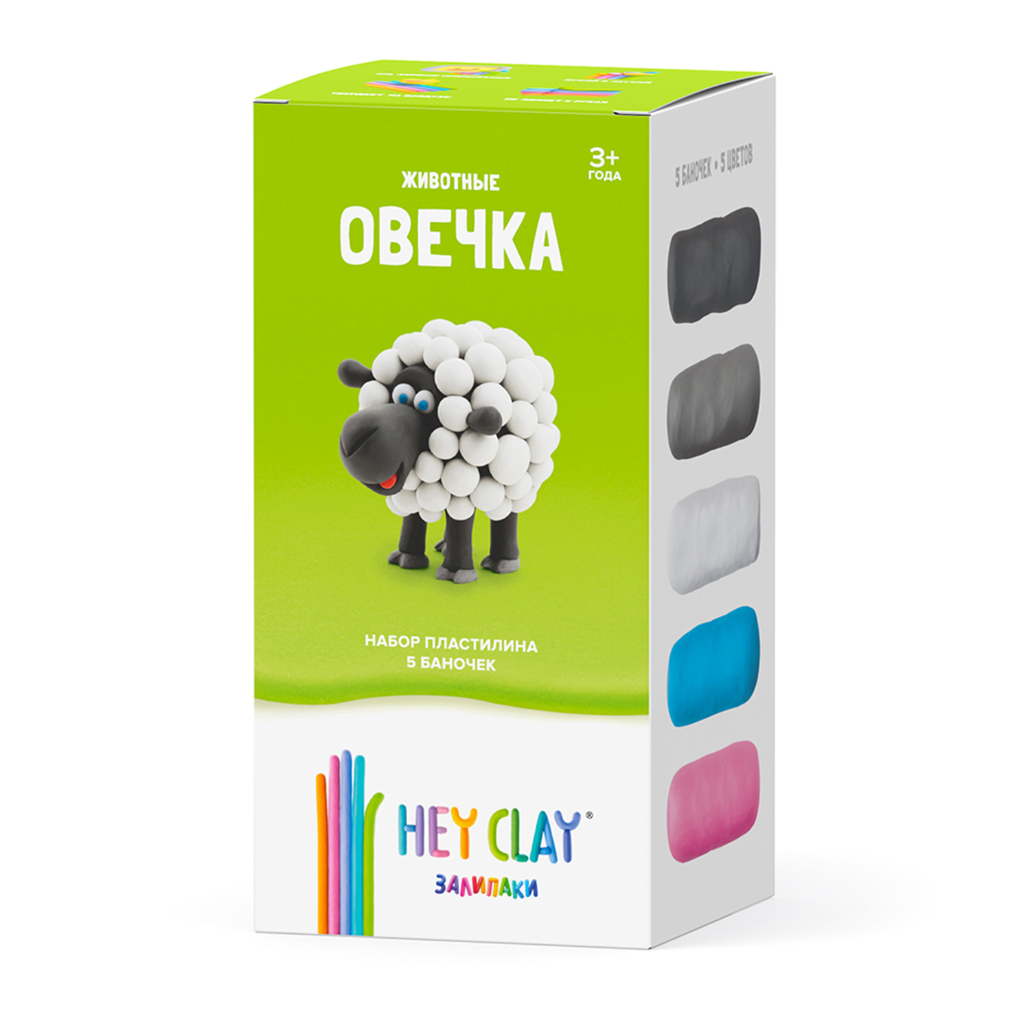 Пластилин Hey Clay Залипаки Овечка - фото 1