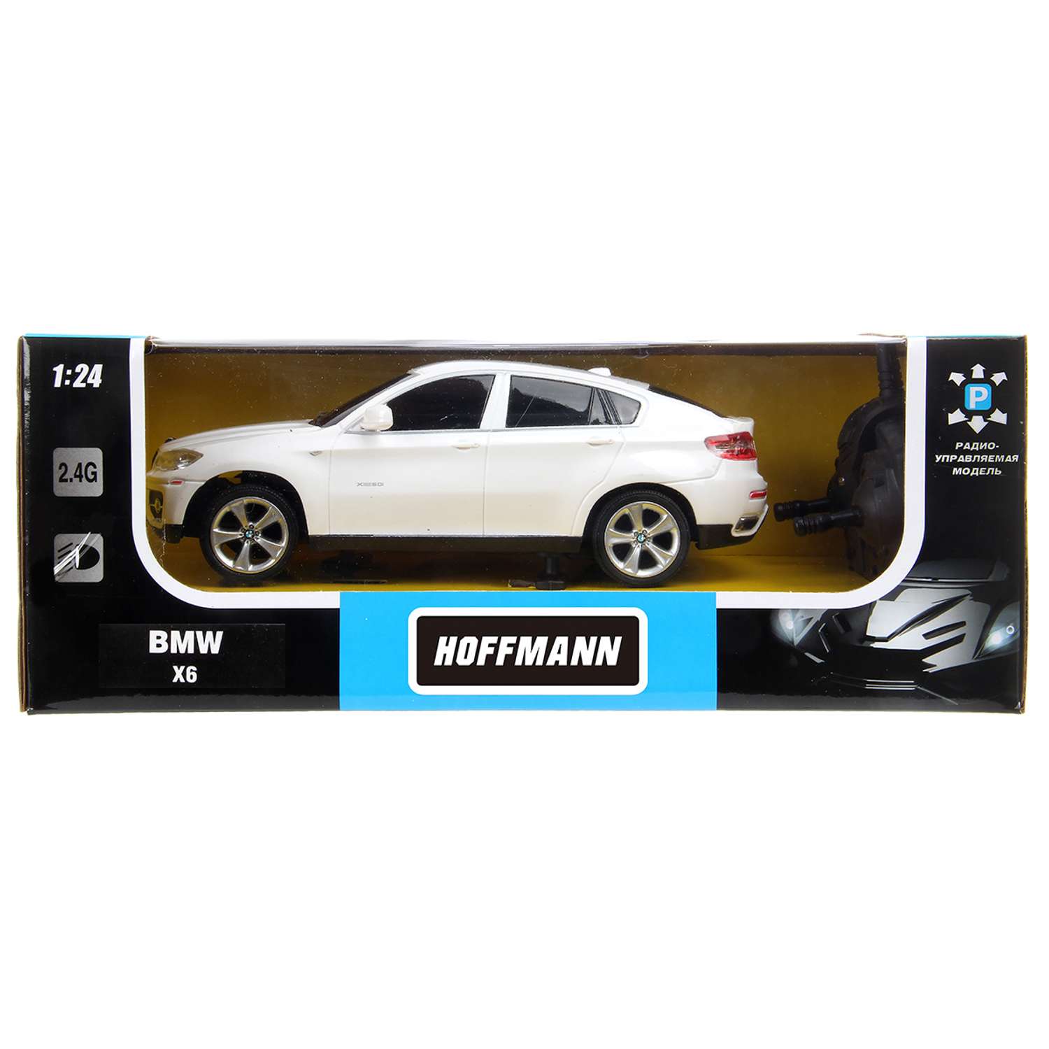 Машина HOFFMANN 1:24 bmw x6 на радиоуправлении купить по цене 1338 ₽ в  интернет-магазине Детский мир