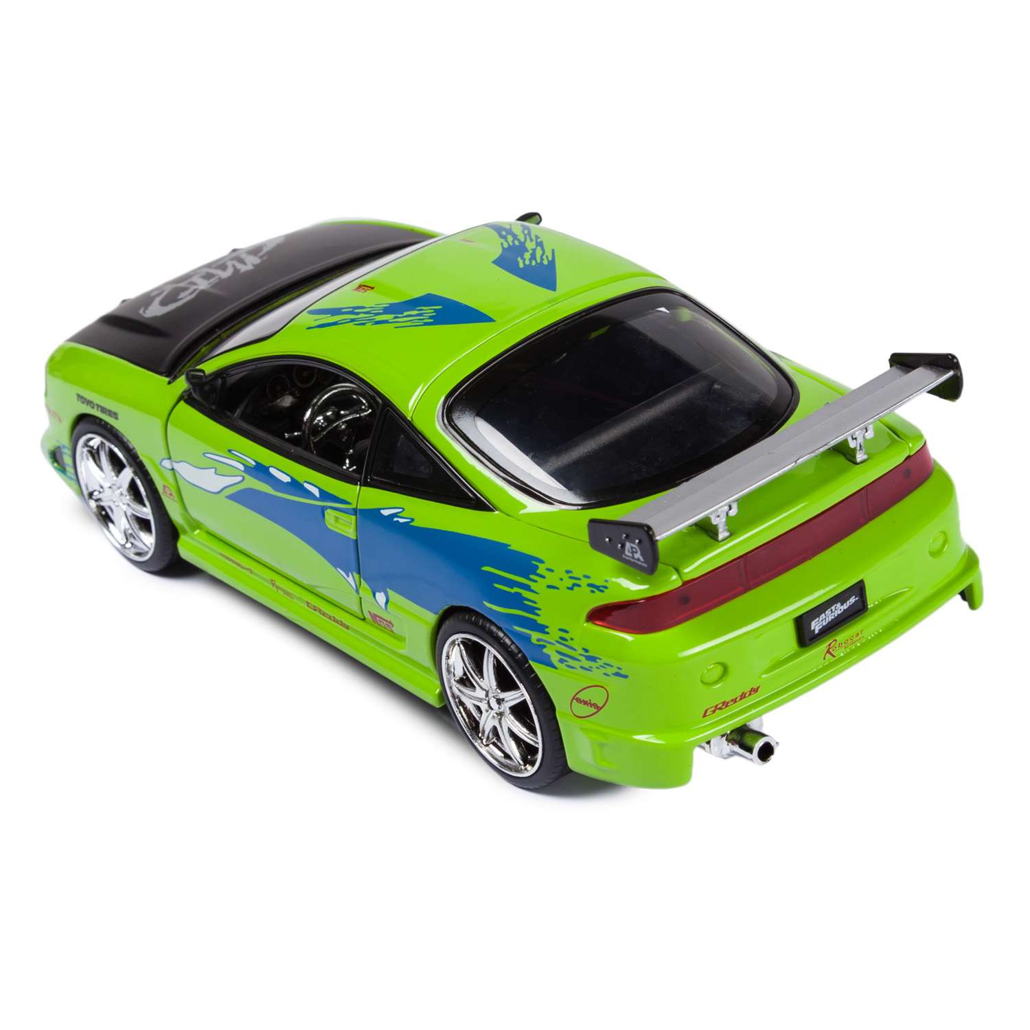 Машинка Fast and Furious Форсаж 1:24 Mitsubishi Eclipse 97603 - фото 4