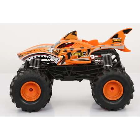 Машина Hot Wheels РУ 1:15 Monster Truck Tiger Shark Оранжевый 61550U