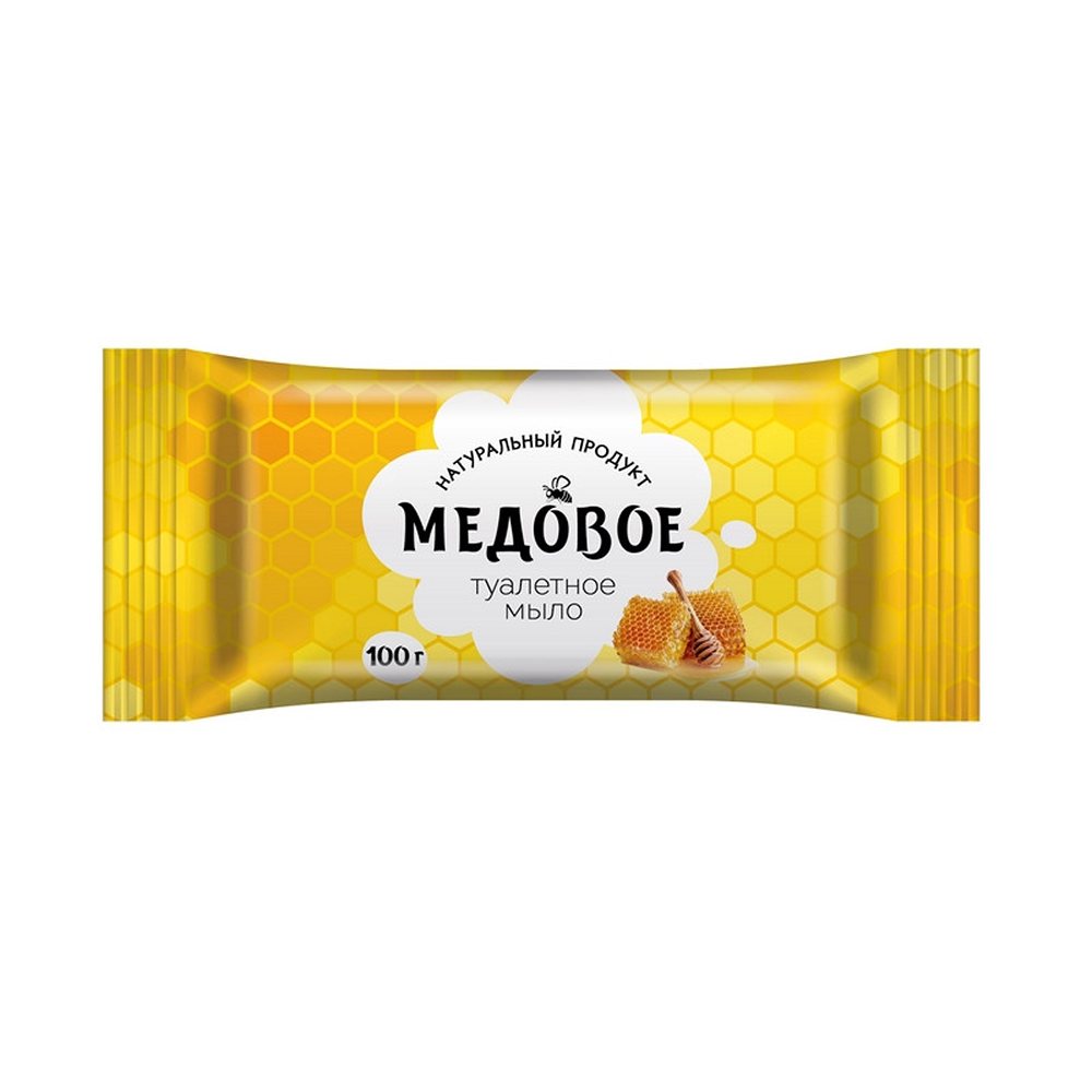 Мыло туалетное ORGANIC BRAND Медовое 100 гр 10 штук - фото 1