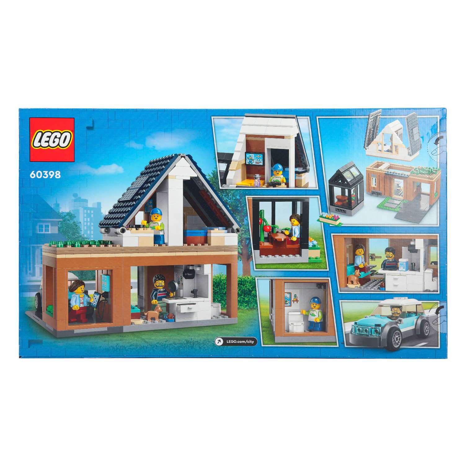 Конструктор LEGO City Family House and Electric Car 60398 - фото 13