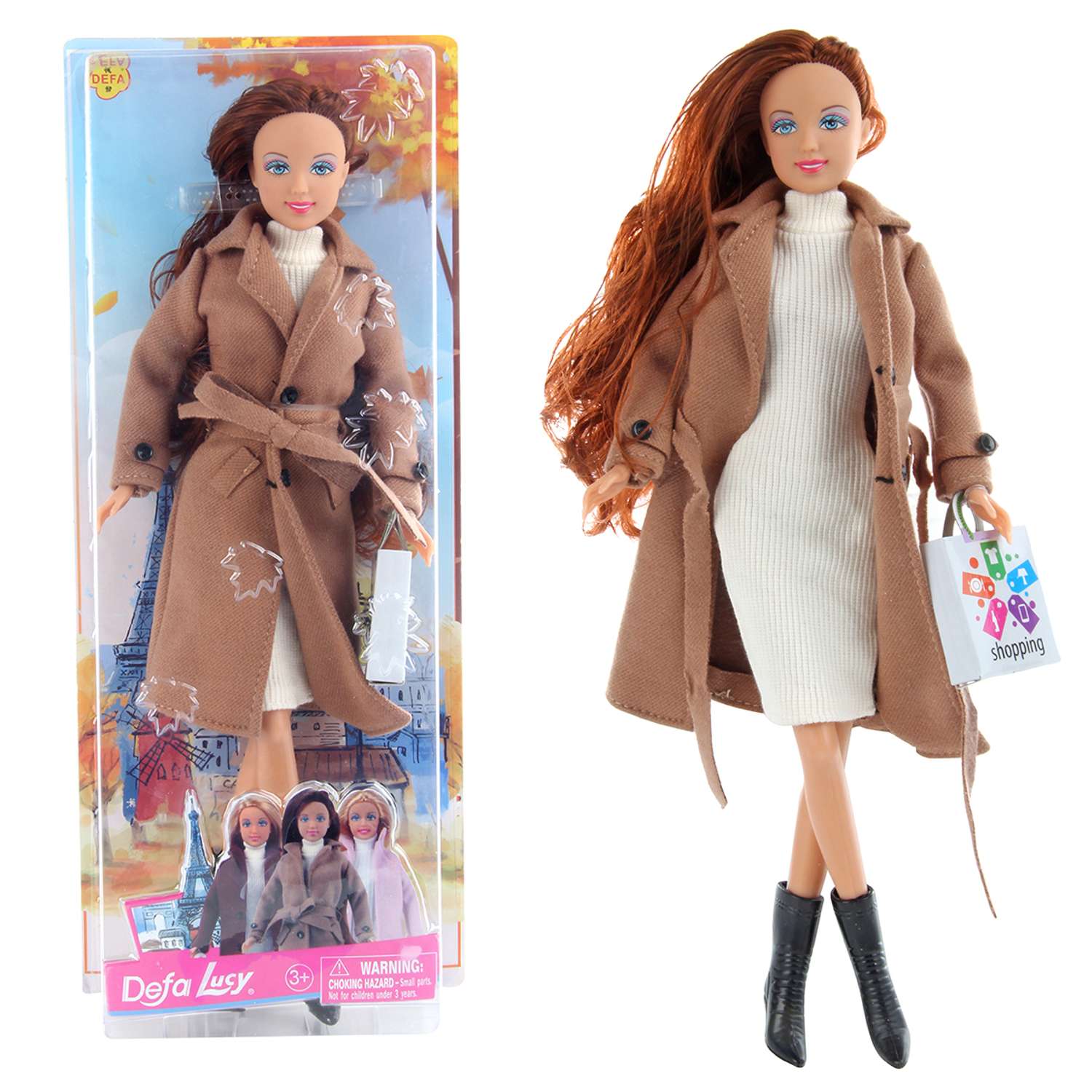 Кукла модель Барби Veld Co в пальто 116299 - фото 2