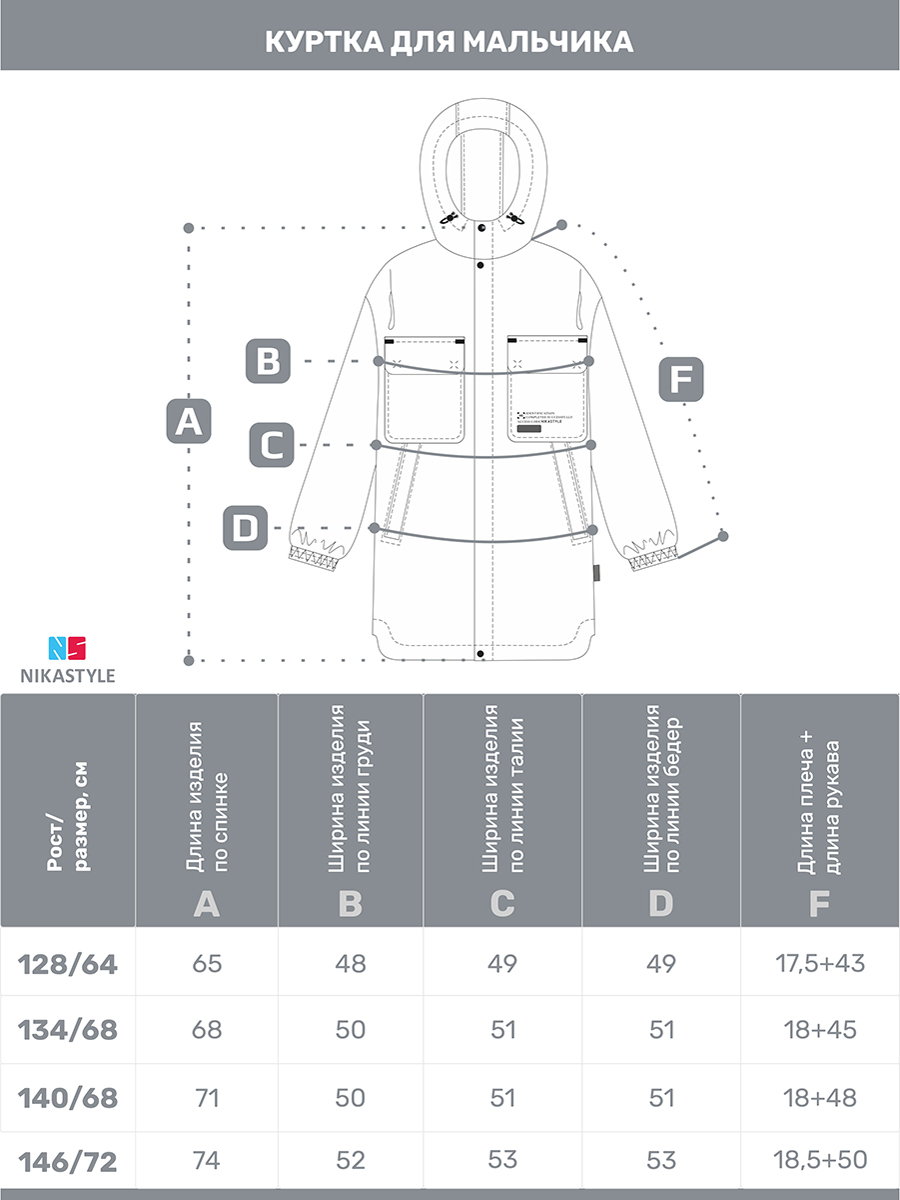 Куртка NIKASTYLE 4м6525 графит - фото 3