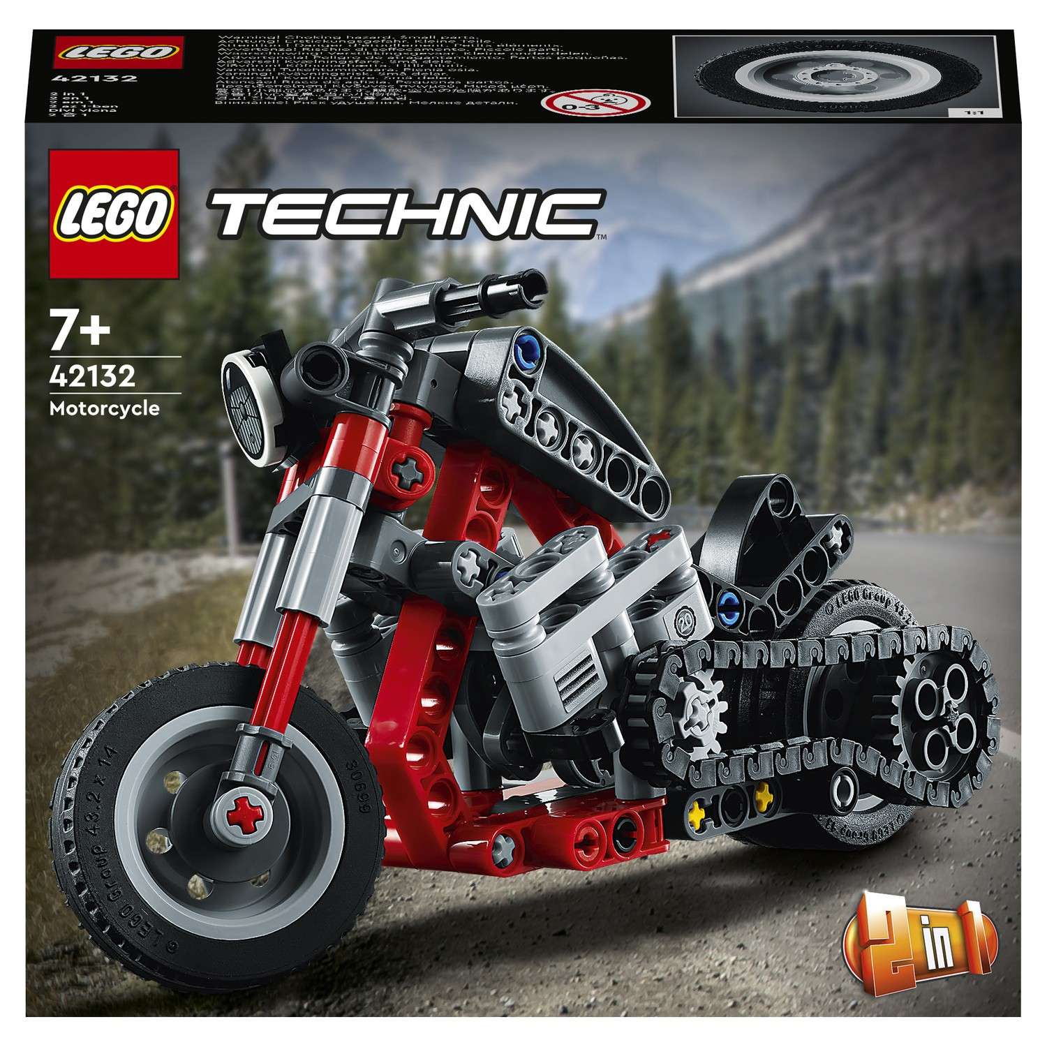 Конструктор LEGO Technic Мотоцикл 42132 - фото 2