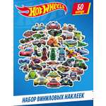 Наклейки виниловые PrioritY Детские Hot Wheels Хот Вилс Машинки 50 штук