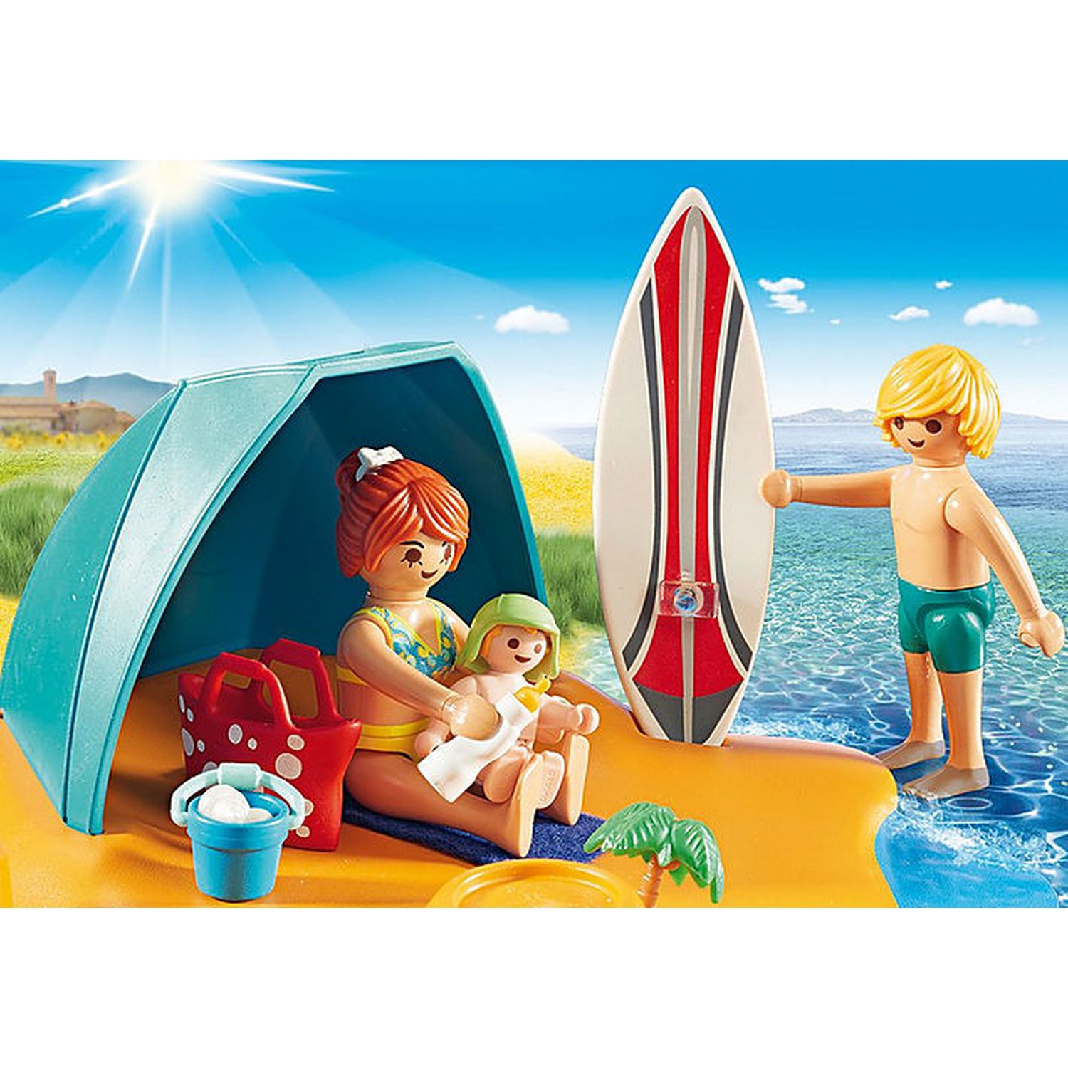 Конструктор Playmobil Семейный пляжный день - фото 5