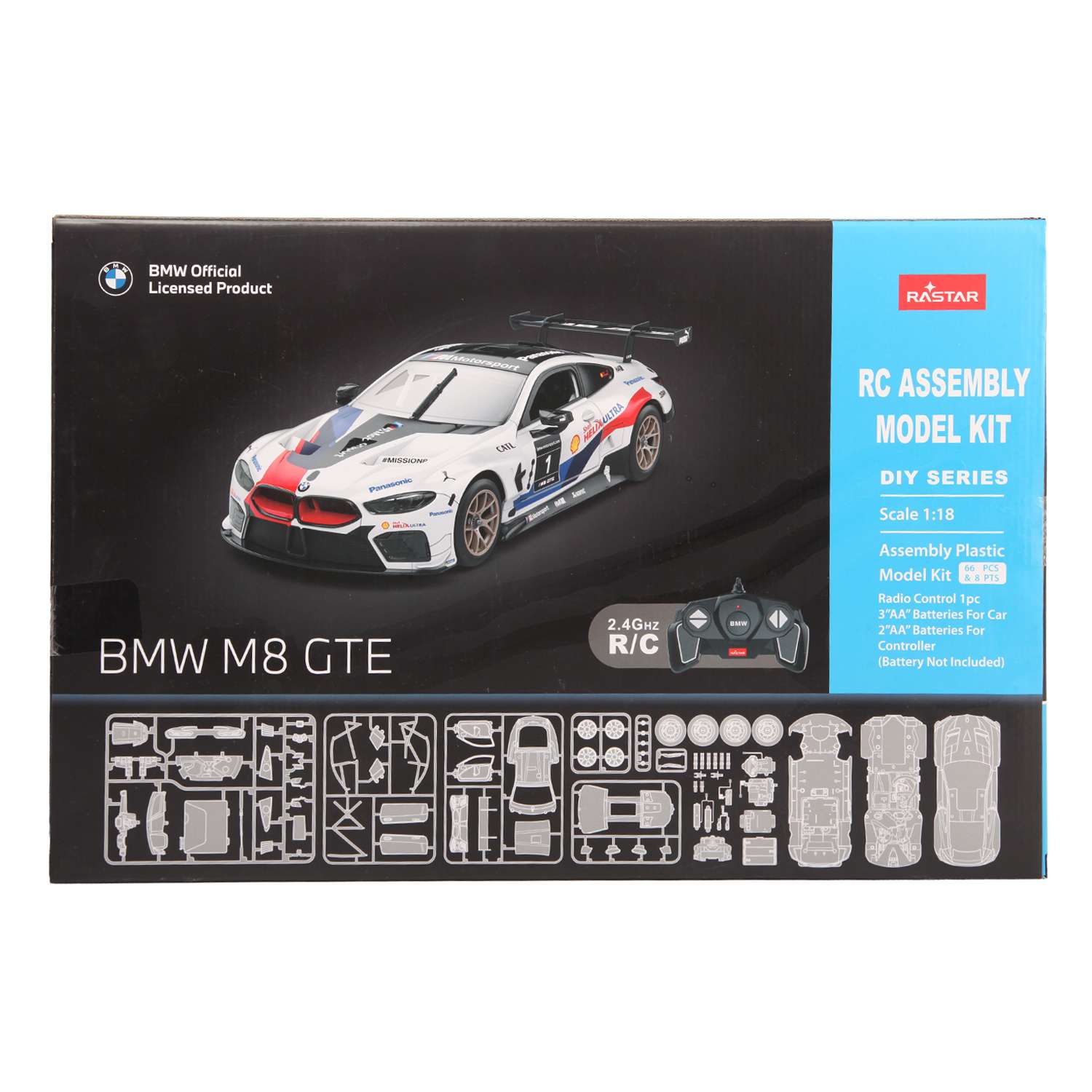 Машина Rastar РУ 1:18 сборная BMW 97200 97200 - фото 1