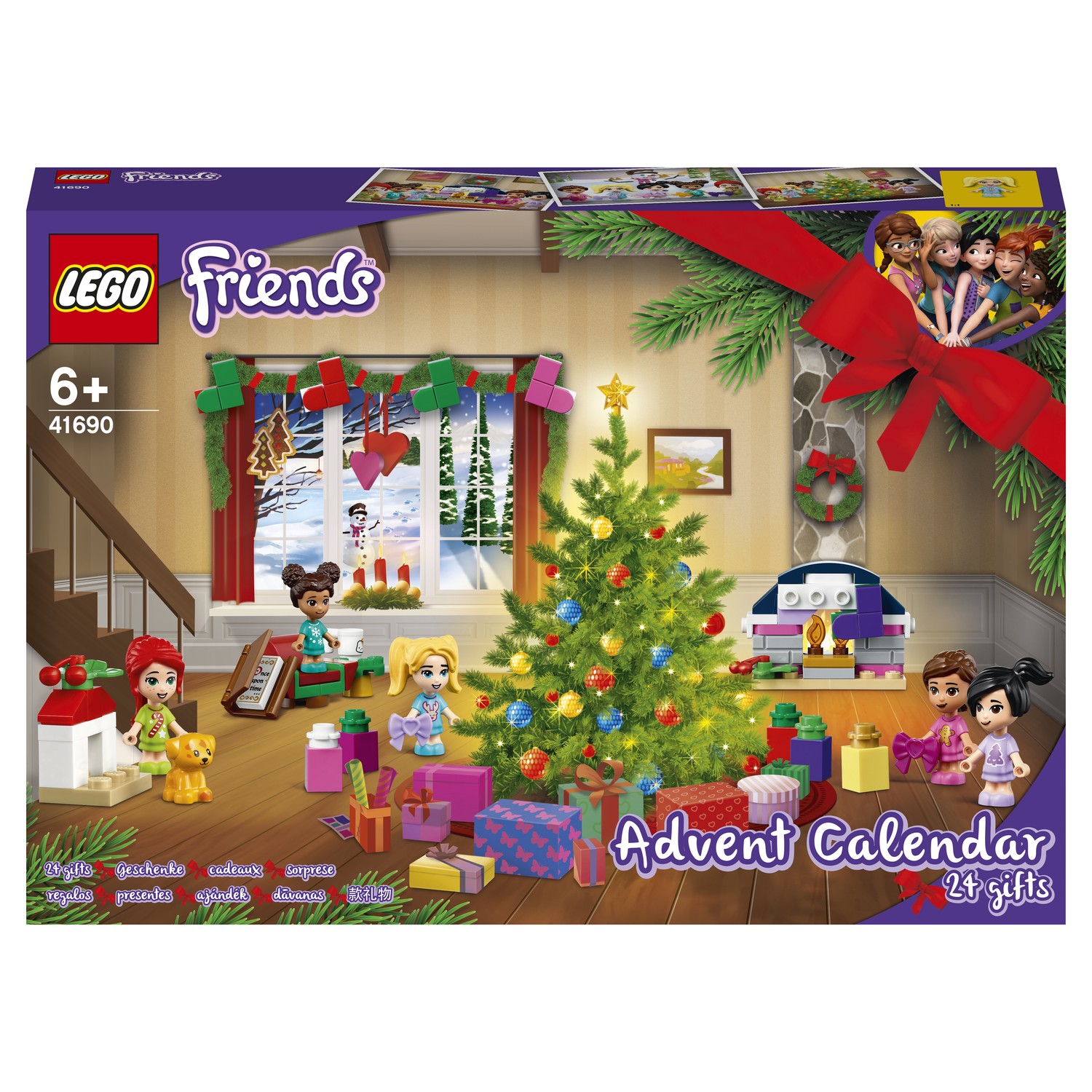 Конструктор LEGO Friends Новогодний календарь 41690 купить по цене 1199 ₽ в  интернет-магазине Детский мир